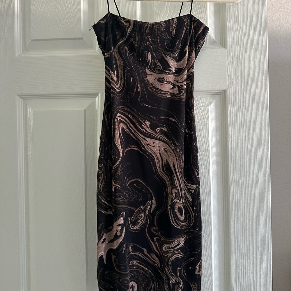 Marble mini dress